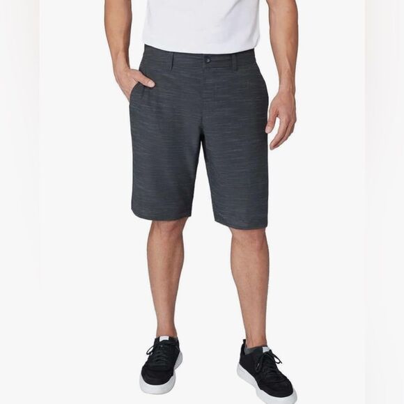 Hang Ten Men’s classic black hybrid short size 34 - Picture 1 of 9